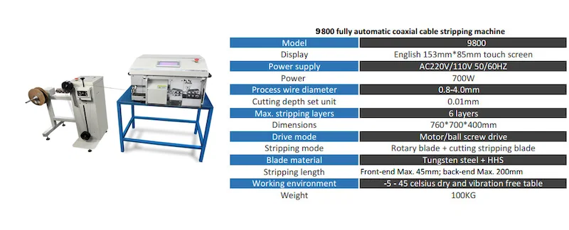 coaxial cable stripping machine, Coaxial Cable Stripping Machine, Automatic Coaxial Cable Machine