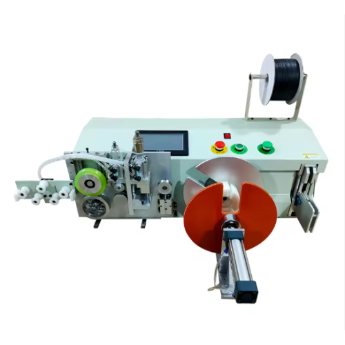 Automatic Cable Coiling Machine, Power Cord Cable Winding Machines with Automatic Cut and Twist, Wire Counting Meter Equipment - Product Image