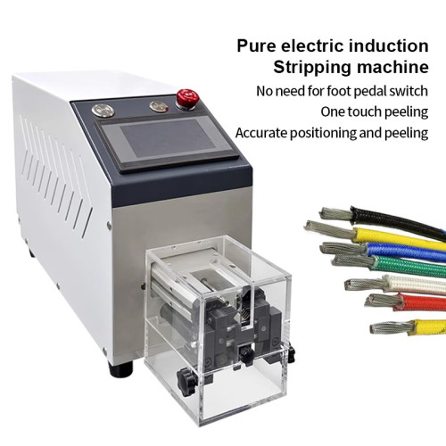 Hot Sales 0.3-16 mm2 High Precision Automatic Electric Wire Cable Stripper Peeling Machine scrap copper wire stripping machine - Product Image