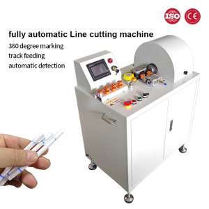 Fully automatic marking and cutting machine,water purifier,PE pipe cutting,PU gas pipe,silicone tube positioning,360 degree Mark - Product Image