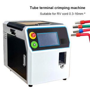 Round Tube Terminal Crimping Machine Wire Stripper Crimping Machine With Touch Screen Wire Stripping & Ferrule Crimping Machine - Product Image